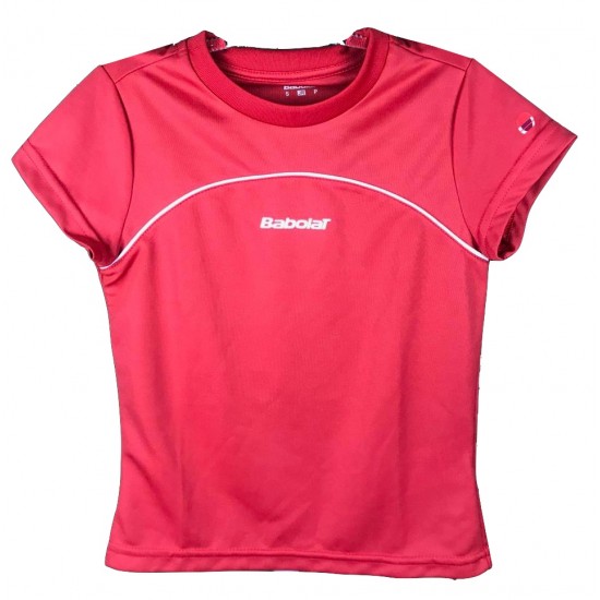 CAMISETA BABOLAT DRIVE GIRL III - VERMELHA